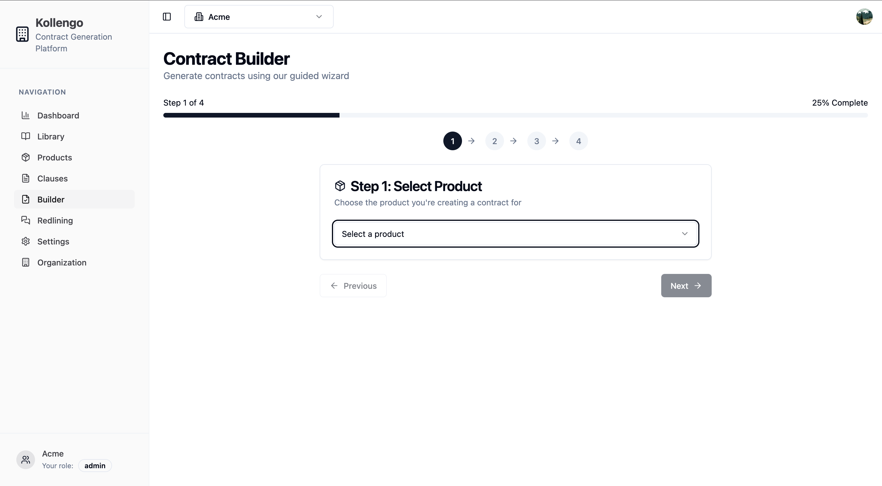 Contract Builder - Assemble contracts dynamically